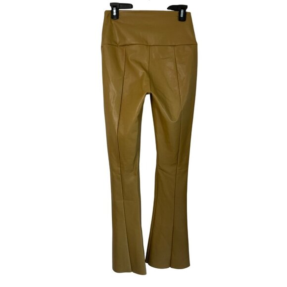 Norma Kamali Spat Legging in Woods Small New Womens Vegan Faux Leather - Picture 7 of 15